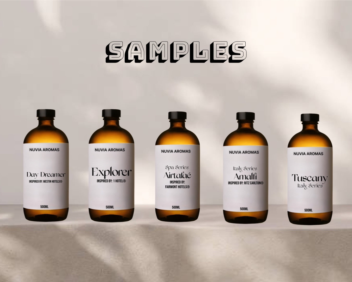 5 Scent Sample 5ML each